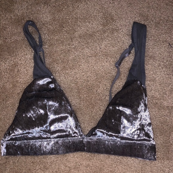 Just Be Velvet Bralette - Picture 1 of 2